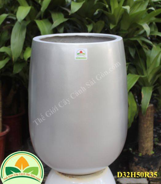 Chậu bầu composite D32H50