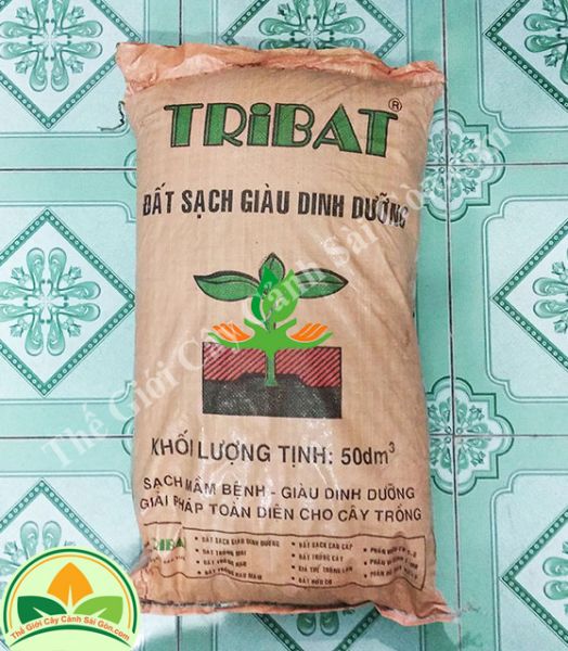 Đất sạch tribat bao 50dm3